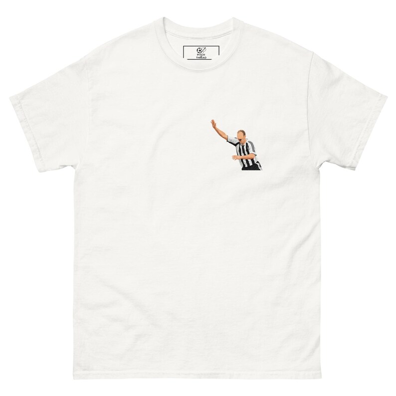 Alan Shearer Newcastle T Shirt, Newcastle United Football Tee, Alan Shearer Illustration Shirt, NUFC Fan Top