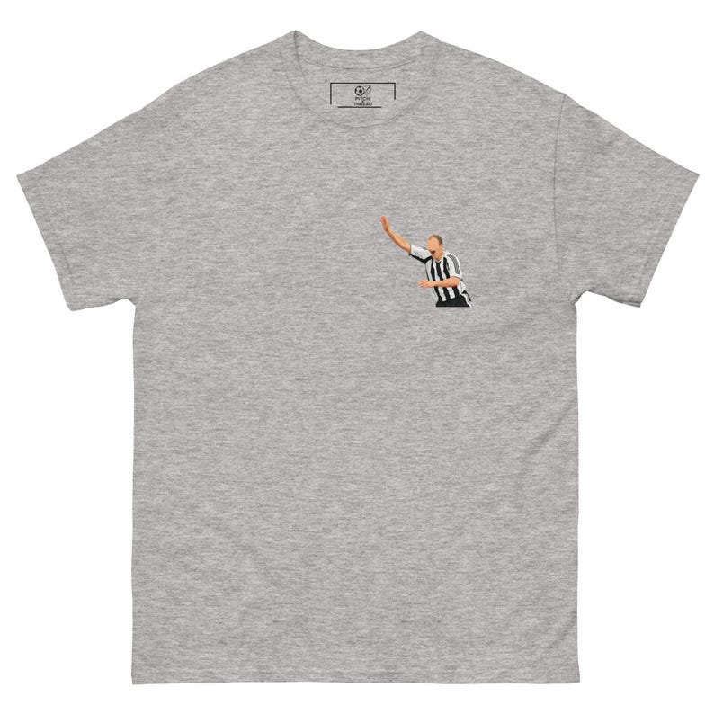 Alan Shearer Newcastle T Shirt, Newcastle United Football Tee, Alan Shearer Illustration Shirt, NUFC Fan Top