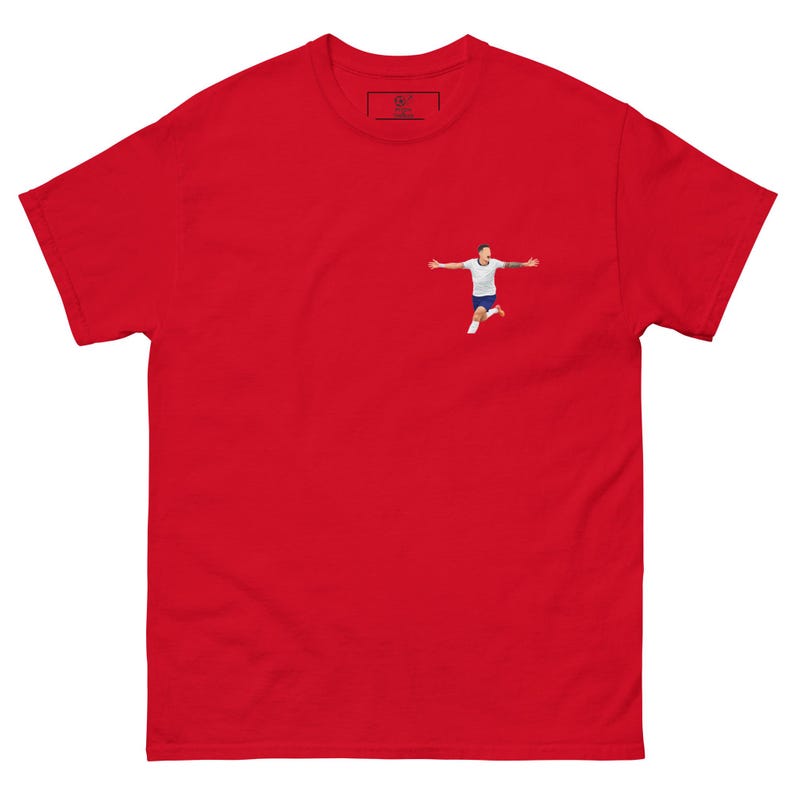 Christian Pulisic USA T Shirt, USA World Cup 2026 Tee, Pulisic Illustration Shirt, US Soccer Fan Top