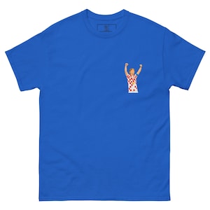 Luka Modrić Croatia T Shirt, Modrić World Cup Tee, Croatia Midfielder Shirt, Luka Modrić Football Illustration Top