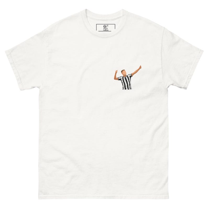 Harvey Barnes Newcastle Hoodie, Bow and Arrow Celebration Hoodie, Newcastle United Football Illustration