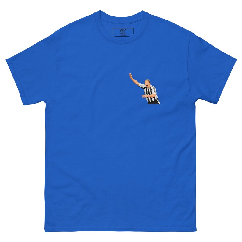 Alan Shearer Newcastle T Shirt, Newcastle United Football Tee, Alan Shearer Illustration Shirt, NUFC Fan Top