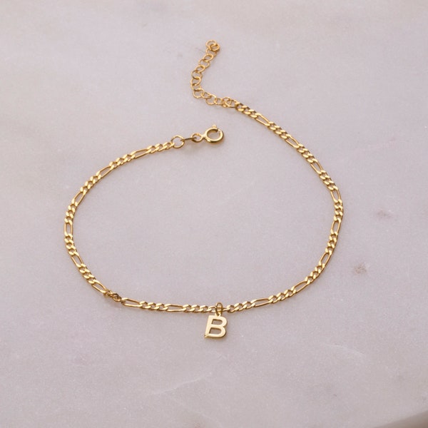 Initial Anklet Etsy