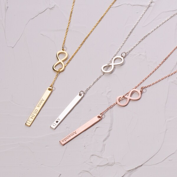 Lariat Infinity Etsy