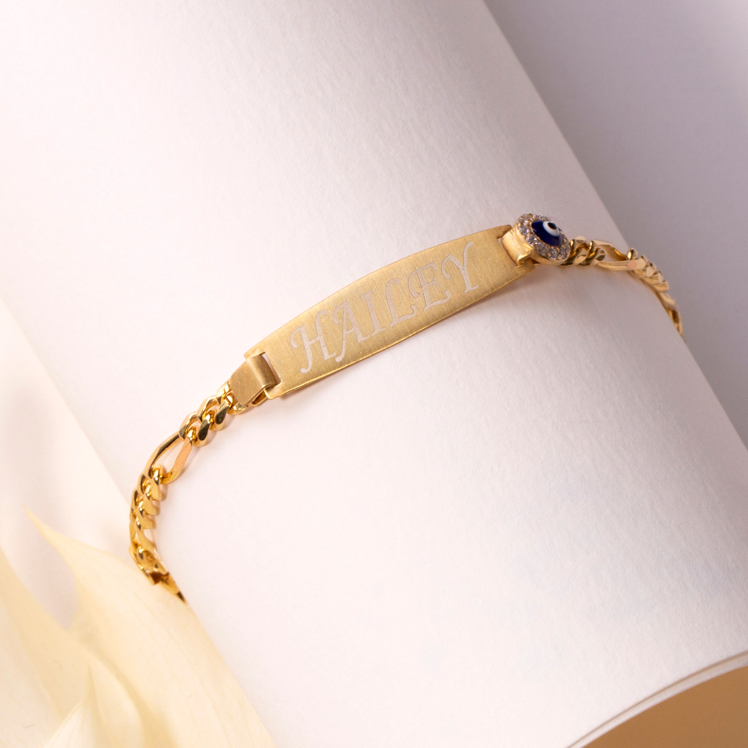 Baby Name Bracelet Evil Eye Baby Boy Bracelet Baby Girl Etsy