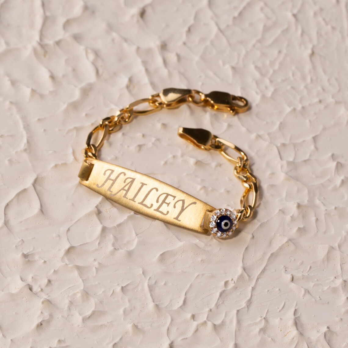 Baby Name Bracelet Evil Eye Baby Boy Bracelet Baby Girl Etsy