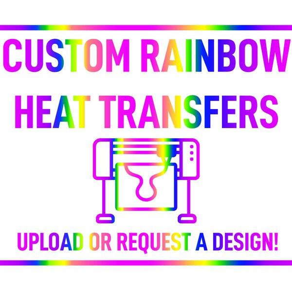 Custom Iron on Heat Transfer Reflective Etsy