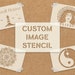 see more listings in the Custom Mylar Stencils section