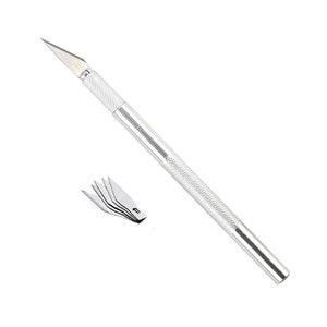 Precisie-knutselmes met 5 extra bladen voor hobbykunstwerkmodellen DIY-kaartmakende kunstenaar *Premiumkwaliteit* GRATIS verzending VK!