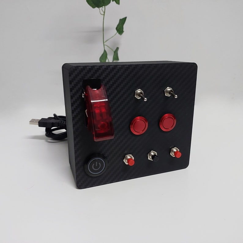 Button Box for Sim Racing & Simulator Games , Plug and Play, High ...