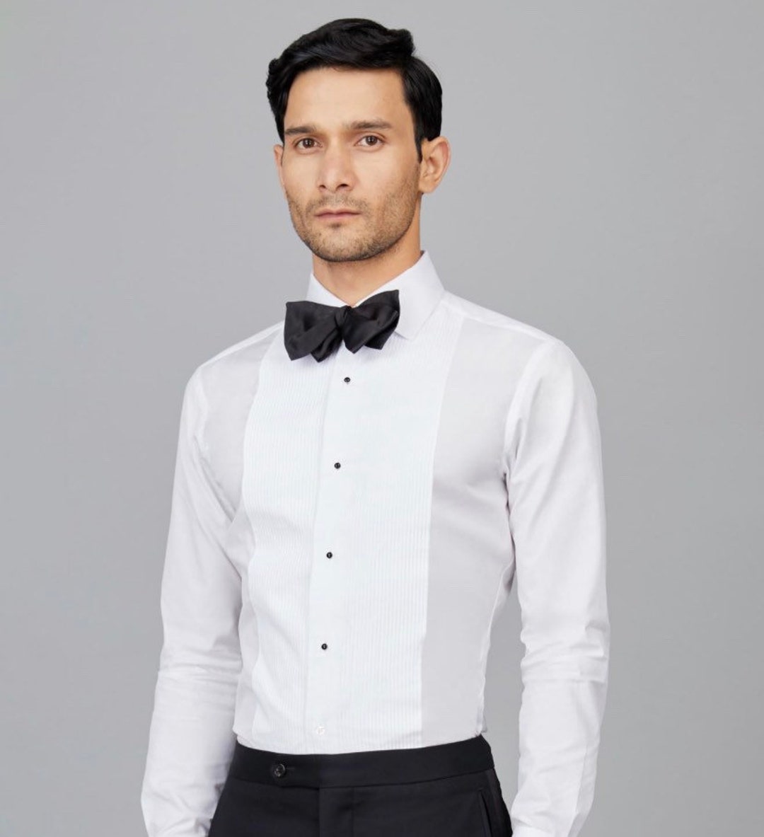 Tuxedo Shirt With 1/2inch Pleats, Cutaway Collars and French Cuffs. Etsy
