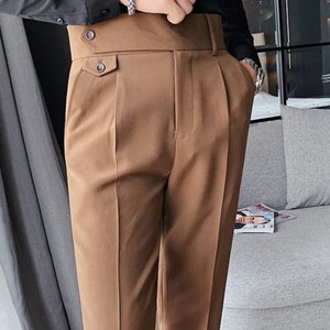 Buy online Brown Cotton Blend Formal Trouser from Bottom Wear for Men by  Villain for 689 at 43 off  2023 Limeroadcom