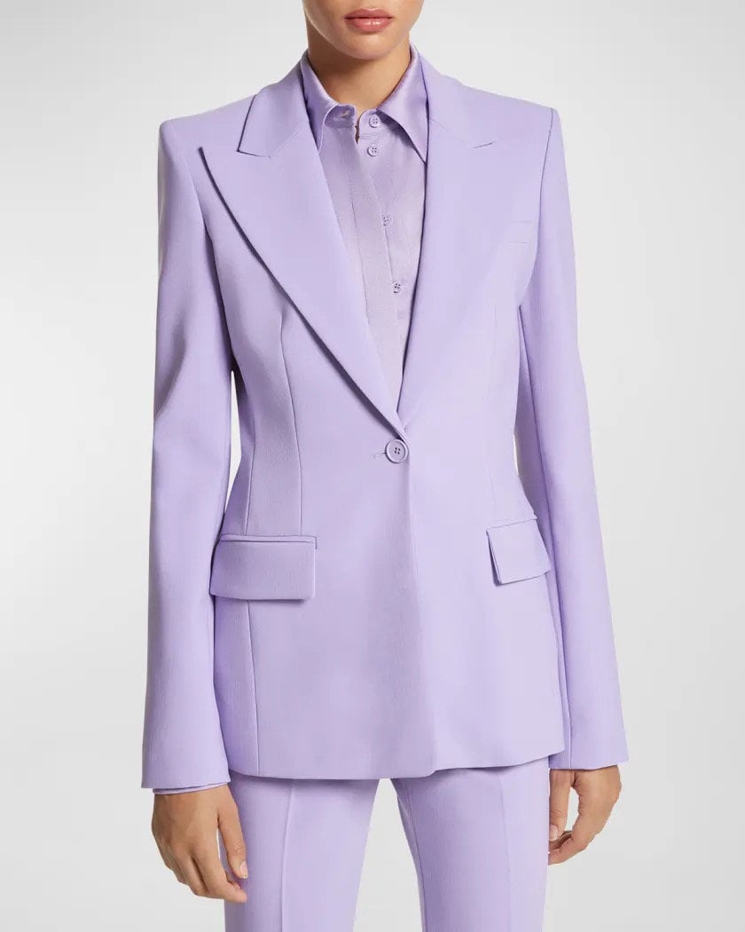 Lilac Women Two Piece Suit, Formal Suit for Women, Custom Two Piece