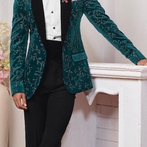 Buy Floral Suit Jacket Online In India -  India
