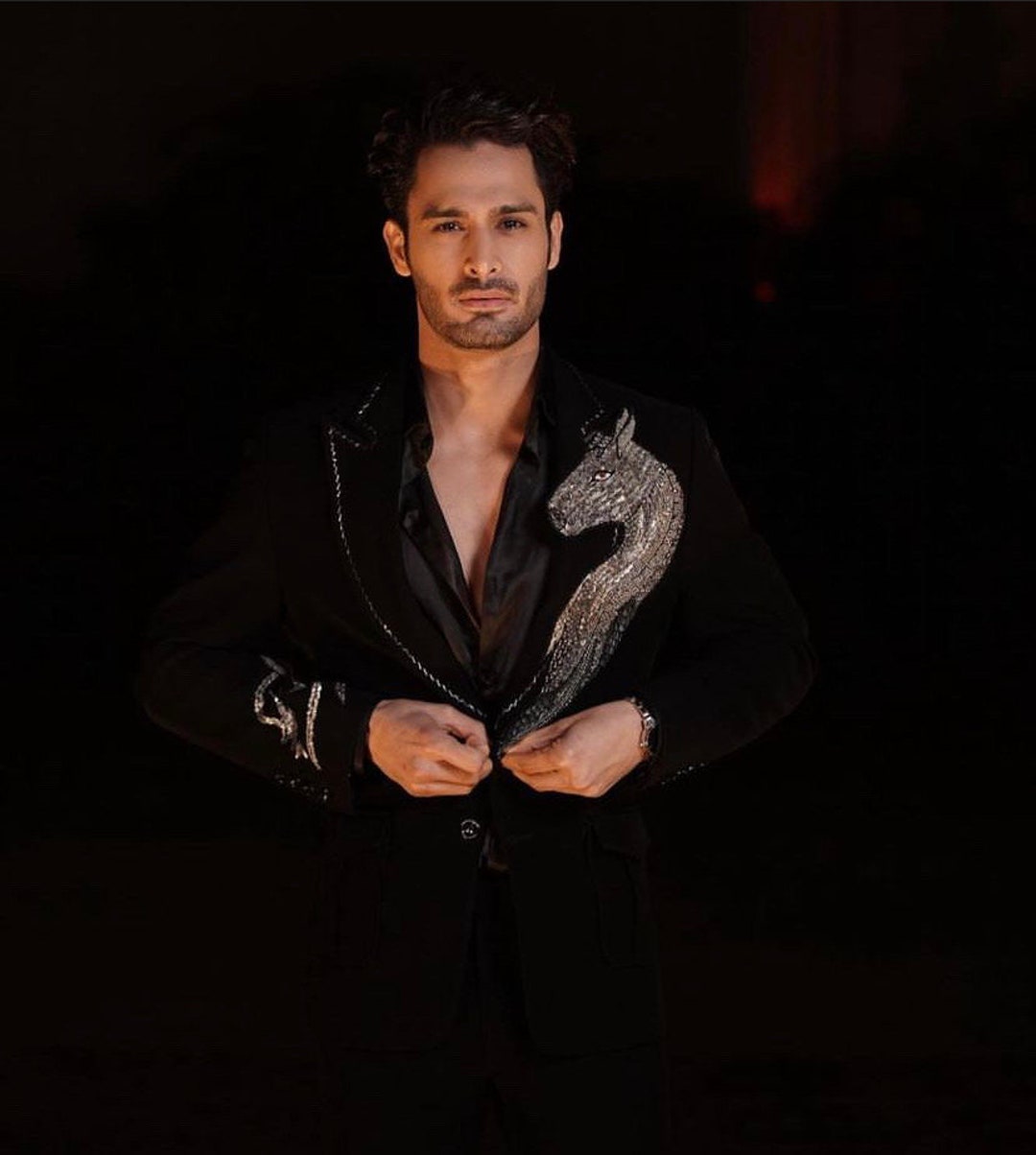 Black Horse Embroidered Tuxedo - Etsy