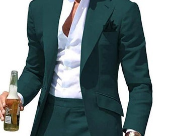 Green Men’s 2 Piece suit