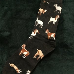 Novelty Goat Socks, Goat Accessories, Goat Socks, Unisex Socks, Cute goat Socks, Novelty Gift, Novelty Acessories