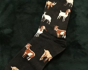 Novelty Goat Socks, Goat Accessories, Goat Socks, Unisex Socks, Cute goat Socks, Novelty Gift, Novelty Acessories