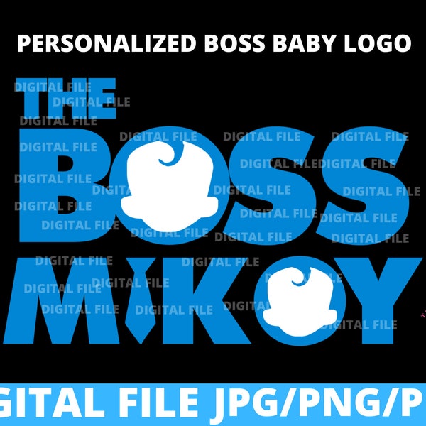 Personalized Boss Baby Logo Printable