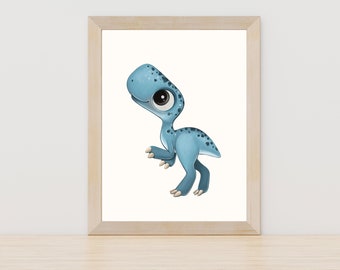 Dinosaur Wall Art, Nursery Printable, Nursery Wall Art, Kids Decor, Wall Art Printable, Instant Download, Playroom Printable, Dinosaur Art