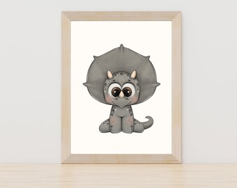 Dinosaur Nursery Printable, Nursery Wall Art, Kids Decor, Dinosaur Wall Art, Wall Art Printable, Instant Download, Playroom Printable