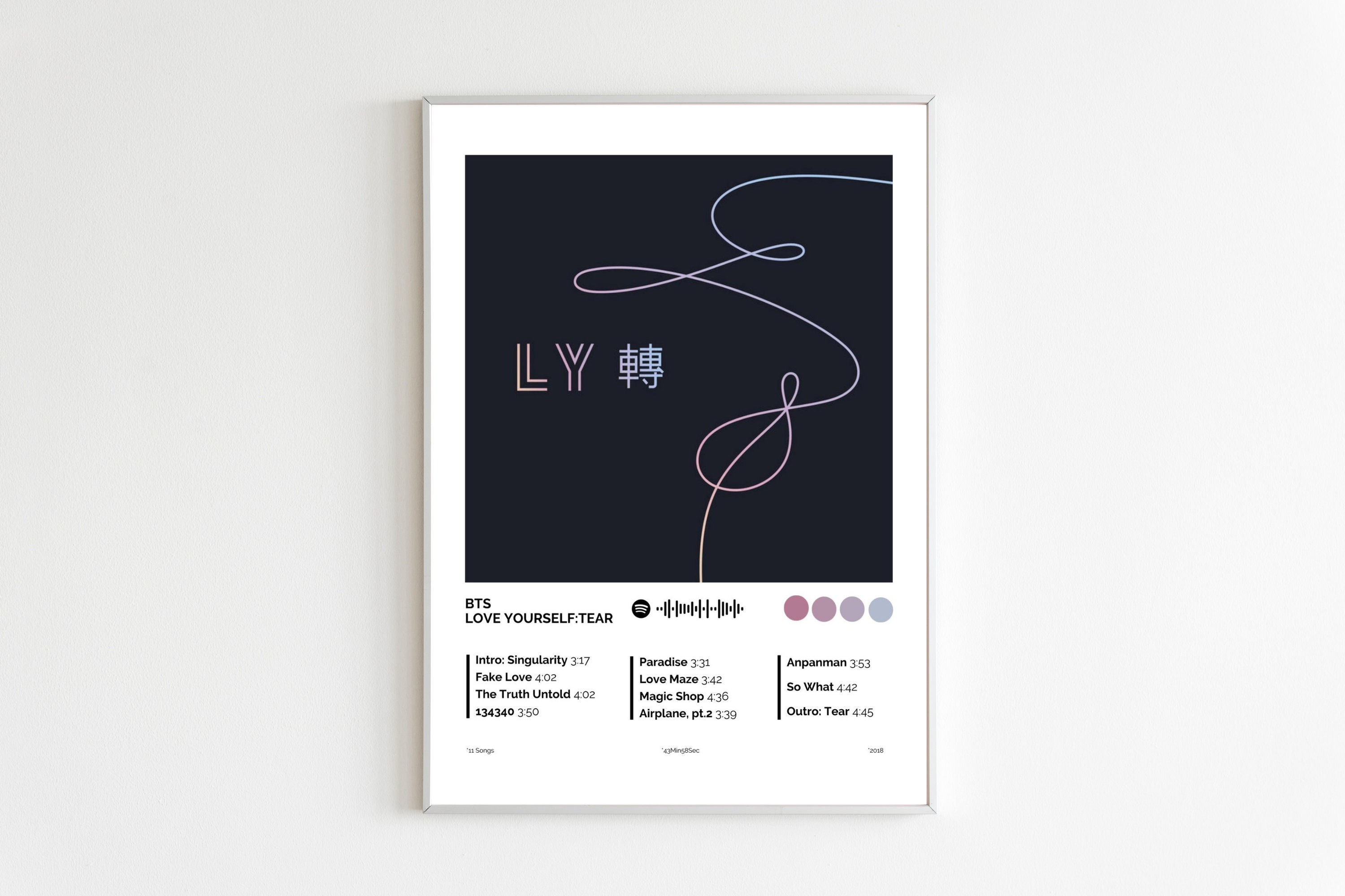 Bts Album Cover Wall Art