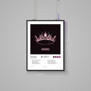 Blackpink The Album Poster | Lalisa Print | BP KPop Album Poster | How You Like That