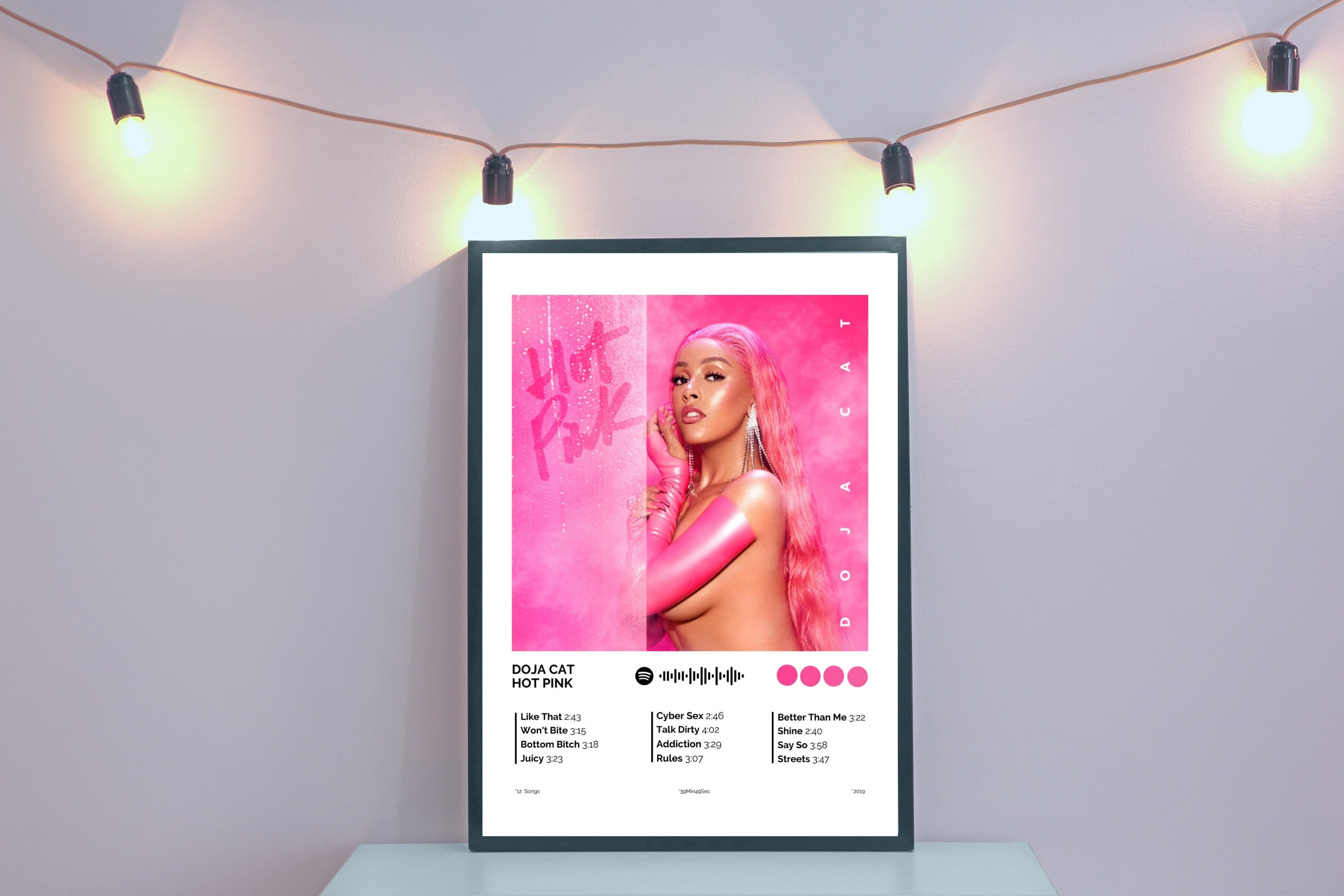 Doja Cat Poster Hot Pink Poster Album Cover Poster