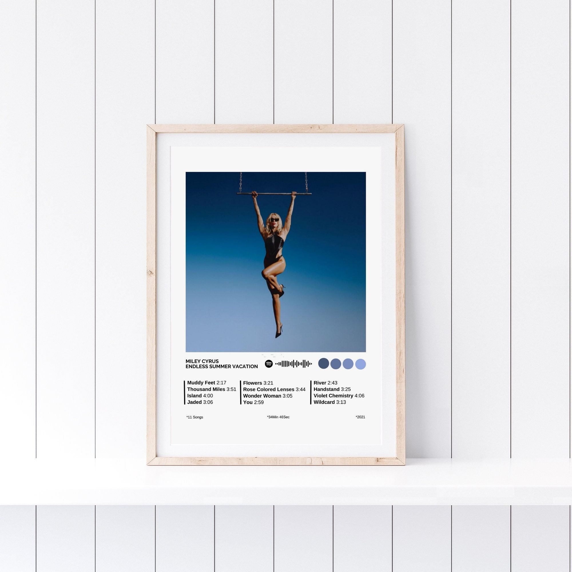 Miley Cyrus Endless Summer Vacation Album Poster - Miley Cyrus