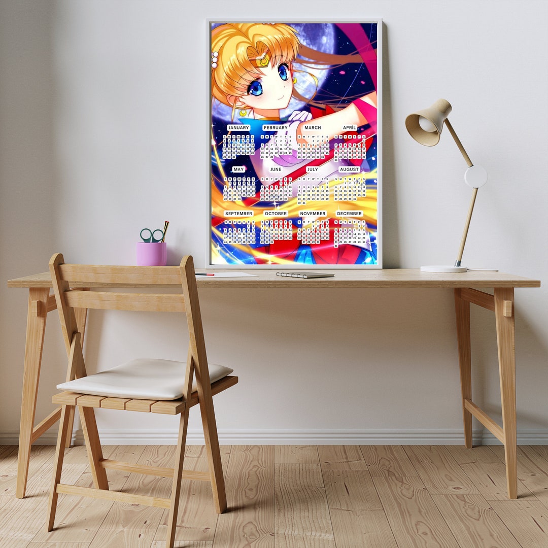 Sailor Moon Kalender Sailor Moon Poster Sailor Moon Anime - Etsy.de