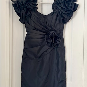 mr k formal dresses Mr K Event Black Cocktail Dress – ROSSELLINI + SHINE main image 0