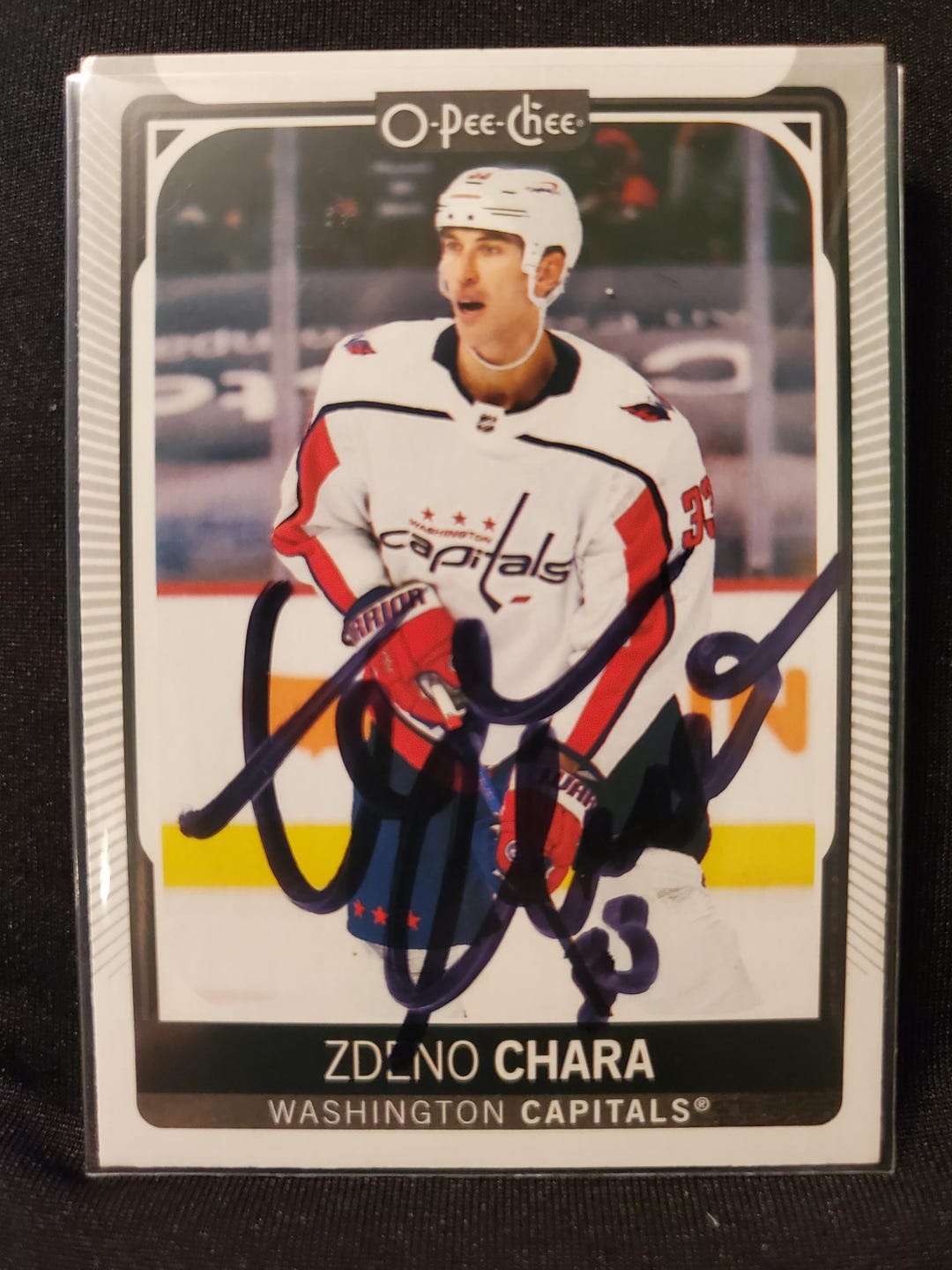 Zdeno Chara Authentic Hand Signed 2021 OPC Card Boston Bruins ...