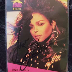 Janet Jackson サイン入りCD