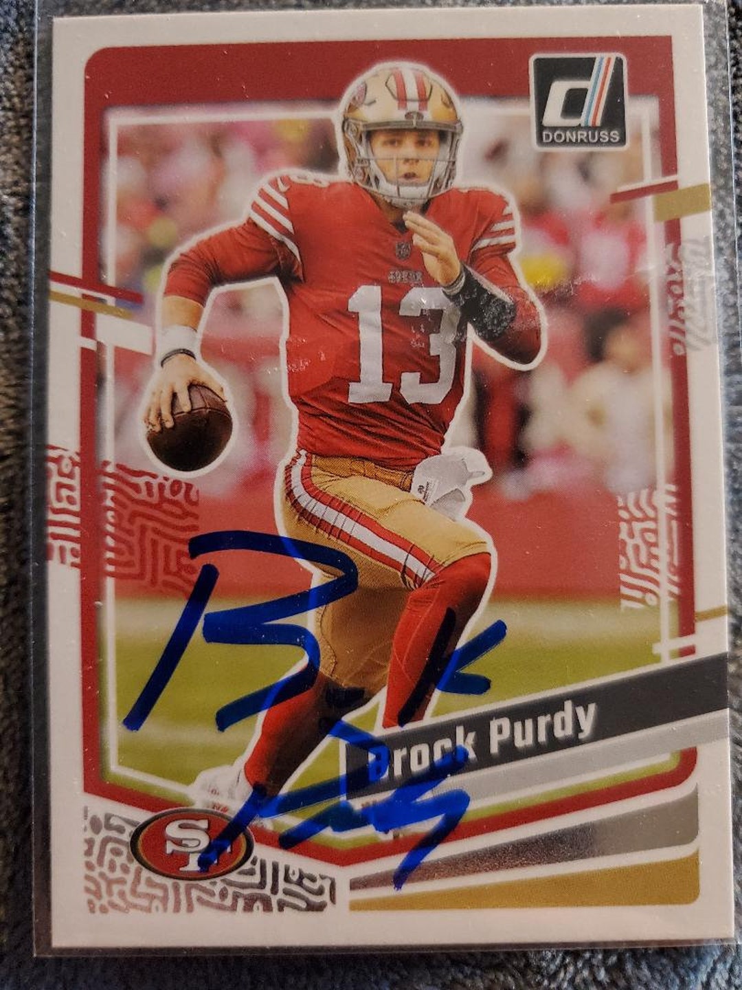 Brock Purdy Authentic Hand Signed 2023