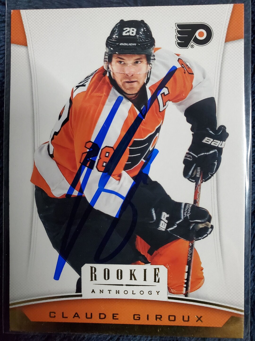 Claude Giroux Authentic Hand Signed 2012 Panini Card Autographed Future