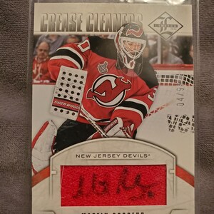 Martin Brodeur Authentic Hand Signed 2012 Jersey Card Autographed