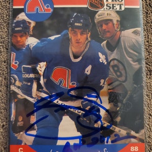 Joe Sakic of the Quebec Nordiques  Quebec nordiques, Olympic hockey,  Hockey players