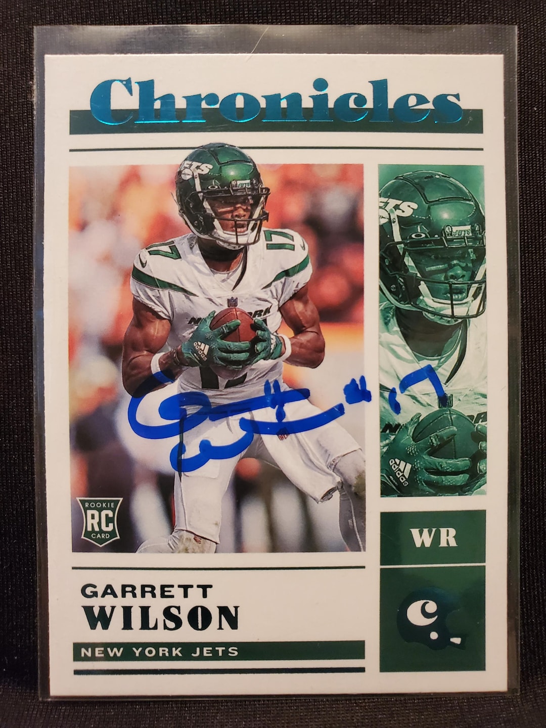 Garrett Wilson Authentic Hand Signed 2022 Panini Rookie Football Card ...