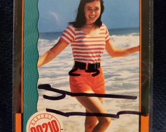 Shannon Doherty Authentic Hand Signed Original 1991 90210 Card Autographed Deceased Charmed Auto Hollywood Actoress