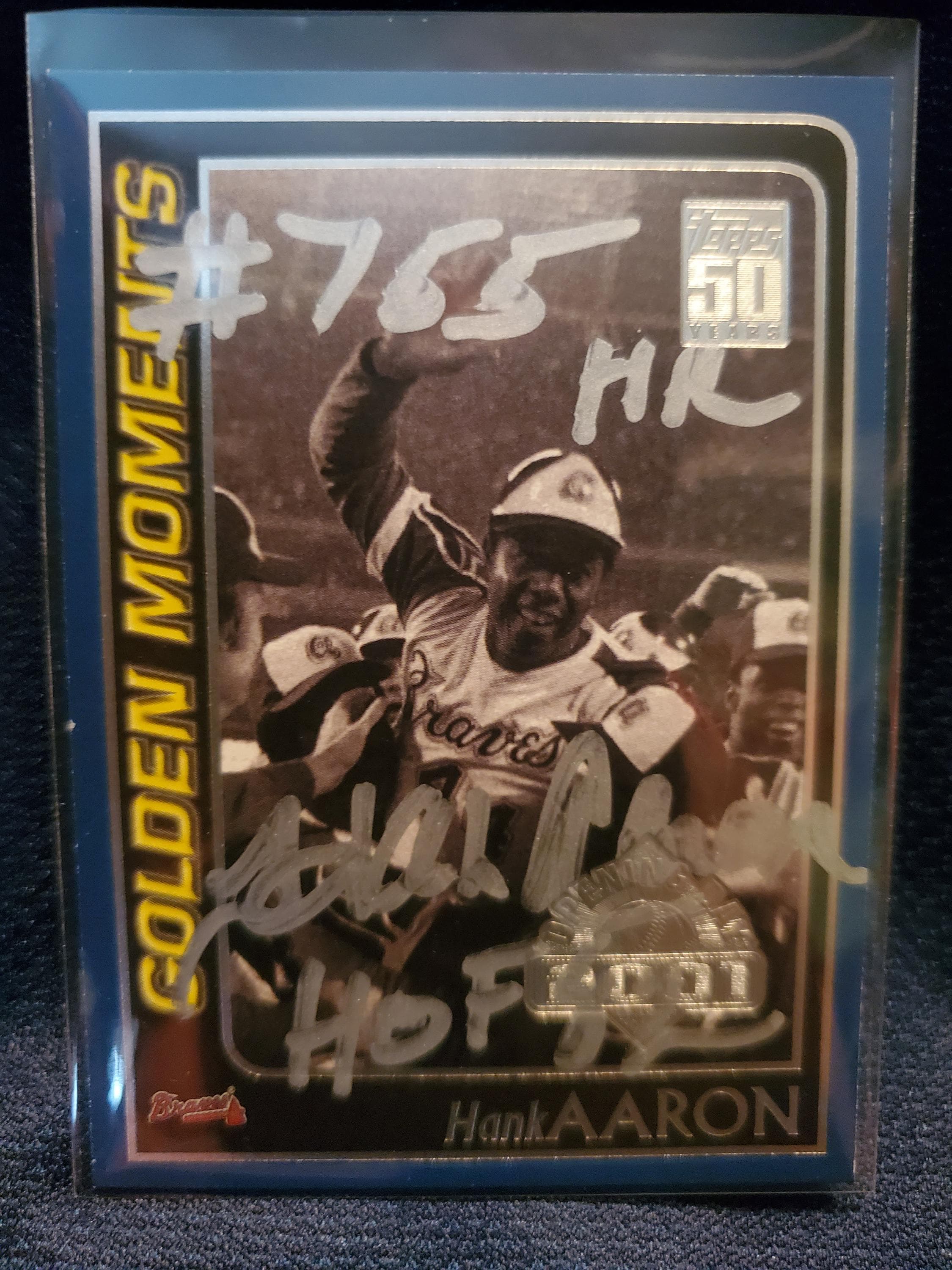 Hank Aaron Baseball Card - Etsy