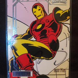 Robert Downey Jr Iron Man Card Autographed Original Hand Signed