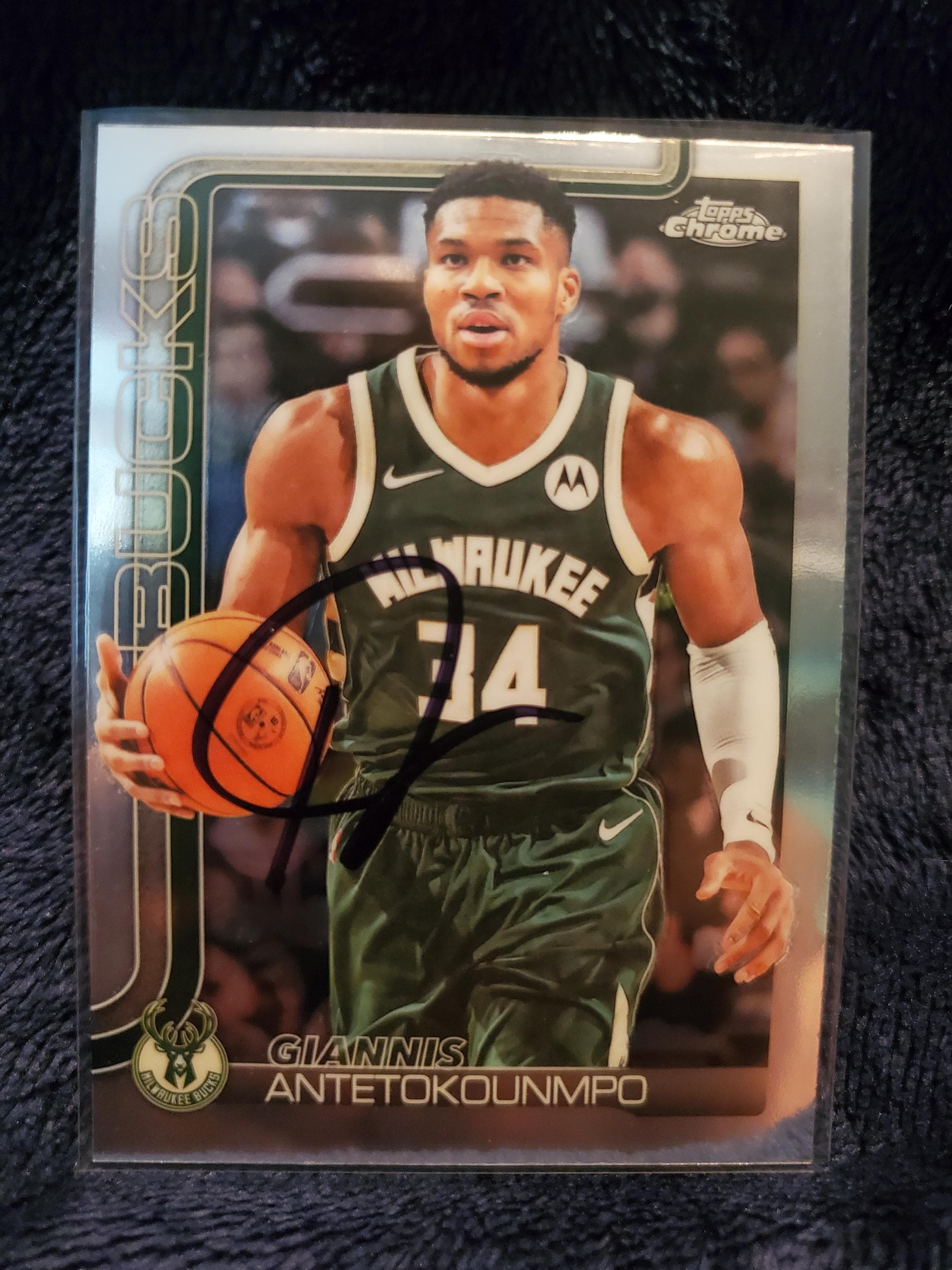 Giannis Antetokounmpo Auto Card - Etsy