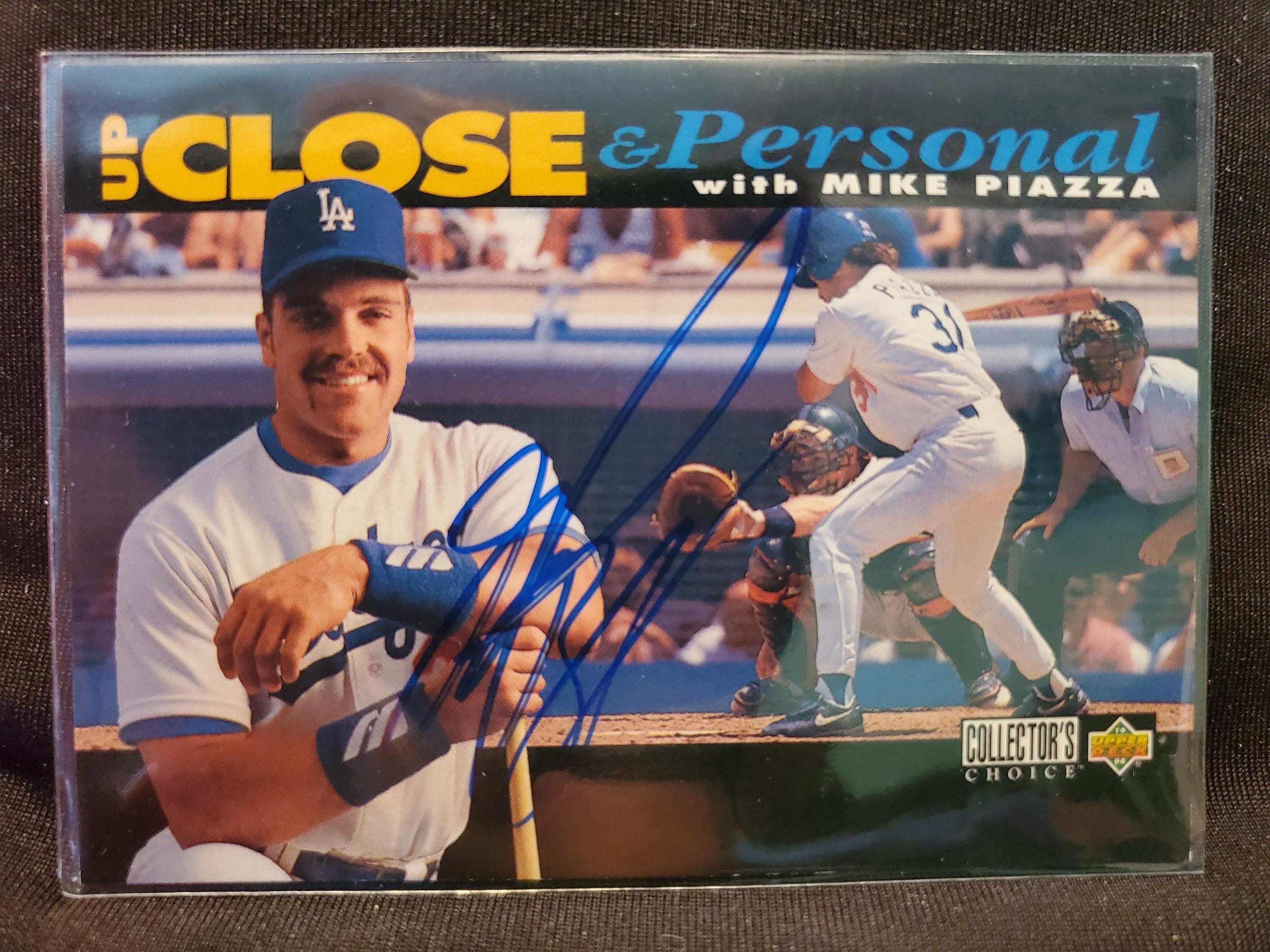 Mike Piazza Authentic Hand Signed 1994 Upper Deck Baseball Card