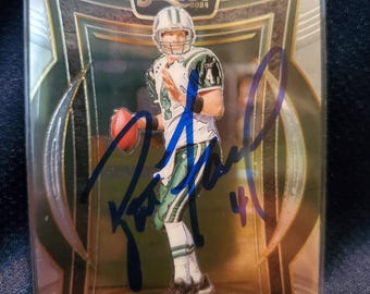 Brett Favre Authentic Hand Signed Panini Card Autographed HOF Autograph Football Hall Of Fame Greenbay Packers Falcons Vikings