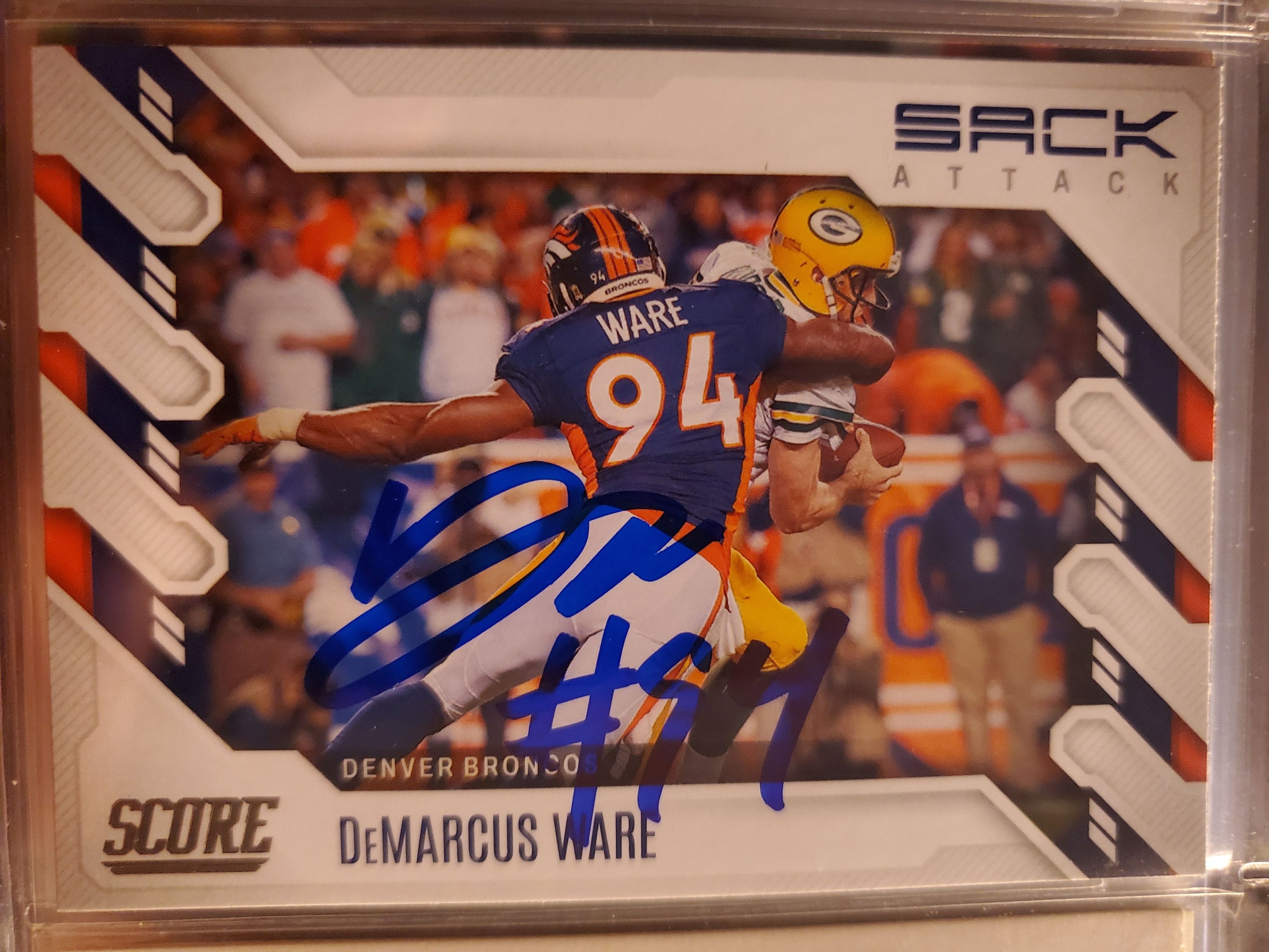 Demarcus Ware Authentic Hand Signed 2022 Score Football Card Autographed Autograph Dallas Cowboys Football Hall of Fame HOF Etsy