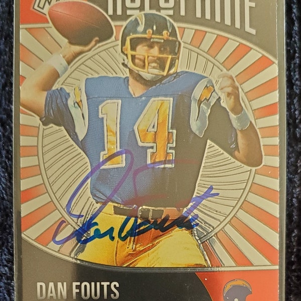 Dan Fouts Authentic Hand Signed 2021 Panini Mosaic Card Autographed San Diego Chargers Auto Pro Football Hall Of Fame Autograph