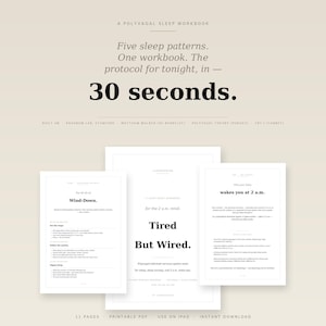 Sleep Diary Printable | Sleep Tracker Journal PDF | Bedtime Routine & Wake Log Pages | Undated Sleep Pattern Workbook A4 US Letter
