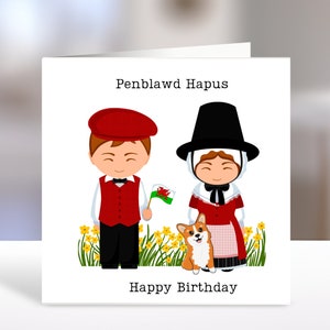 Karte zum Geburtstag von Welsh Lad.