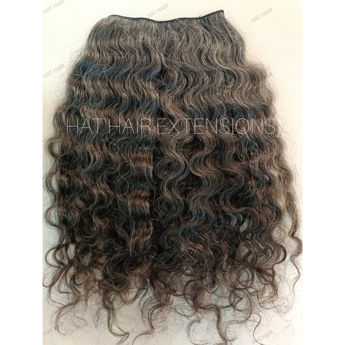 Grey Salt and Pepper Clipin Hair Extensions Raw Etsy