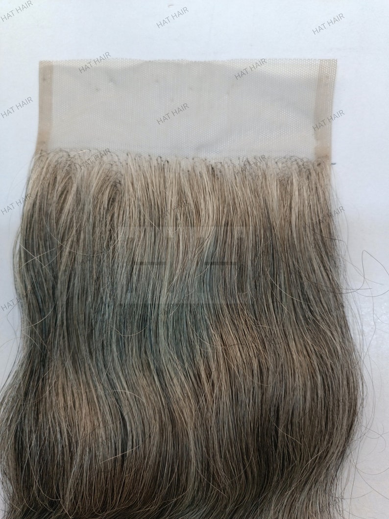HD Lace Closure Grey Human Hair